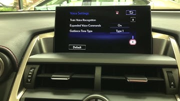 How To Train The Voice Recognition System In A Lexus
