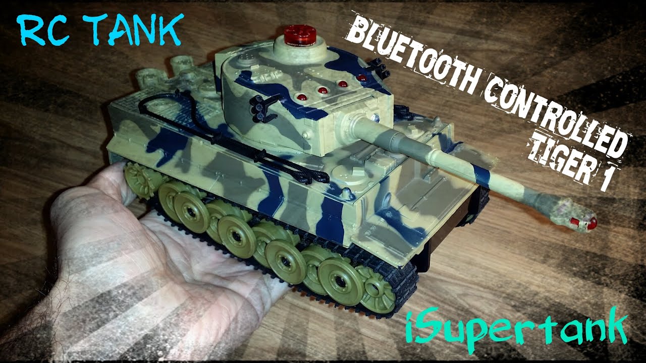 dronesense Bluetooth Controlled RC Tiger 1 Tank - iPhone & Android