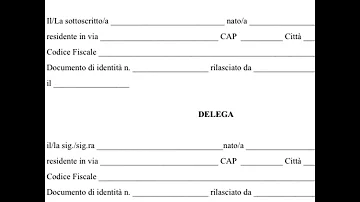 Cosa vuol dire firma del delegato?