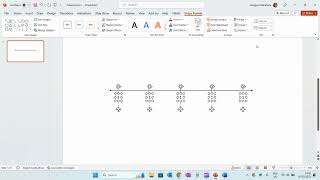 Drawing a number line using powerpoint
