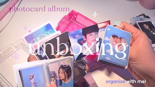 👛 ✧ unbox a photocard album & organize PCs with me! | GLOBELAND