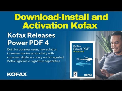 How to Download Install and Activation Kofax Power PDF Advance | Kofax Support | Power PDF Kofax