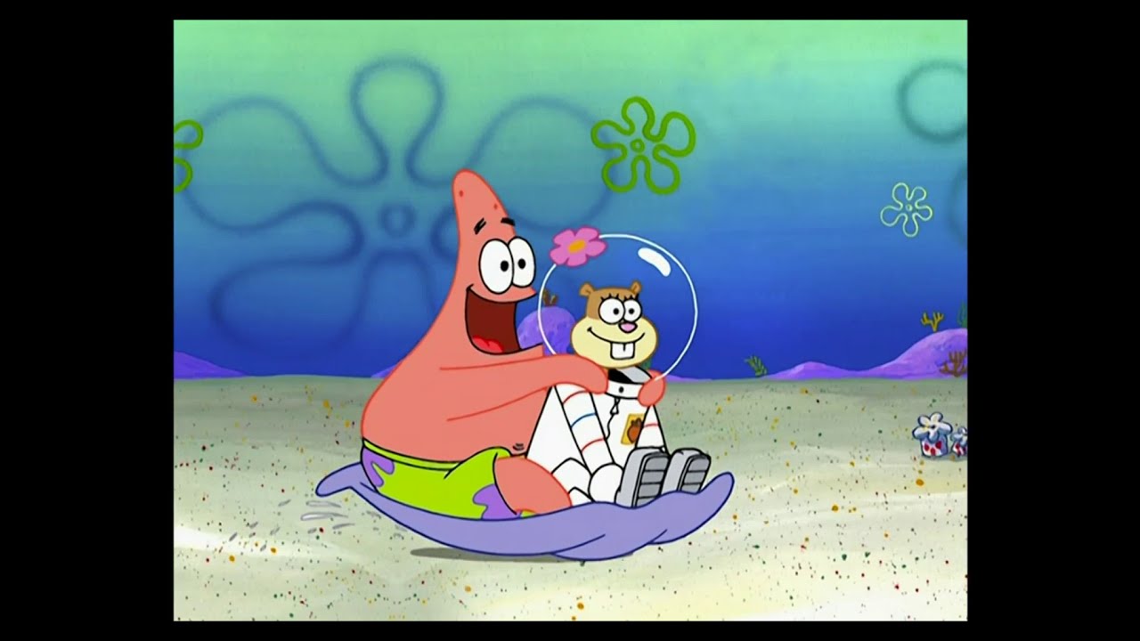 Patrick laughs on Sandy SpongeBob Squarepants YouTube