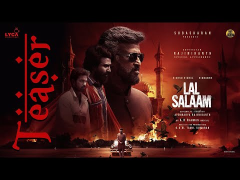Lal Salaam Teaser (Hindi) | Rajinikanth | Aishwarya | Vishnu Vishal | Vikranth | ARRahman