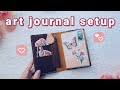 Passport Art Journal Setup + Fasjosma (Amazon) Leather Cover Review