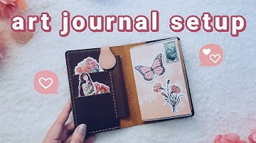 Passport Art Journal Setup + Fasjosma (Amazon) Leather Cover Review