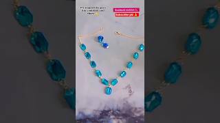 Necklace making at home🔥😍#shorts​#diy​#handmade​#trending​#ytshorts​#viral​​#tutorial​#jewellery​#yt