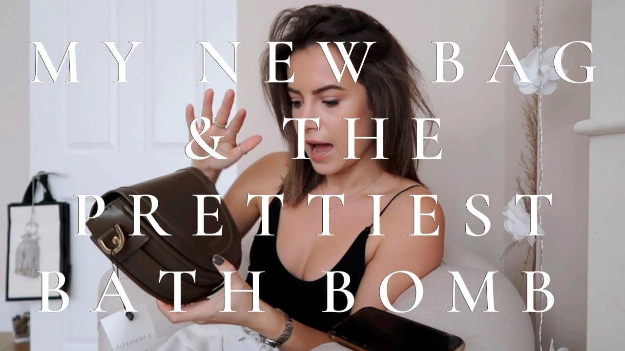 UNBOXING MY NEW BAG & THE PRETTIEST BATH BOMB