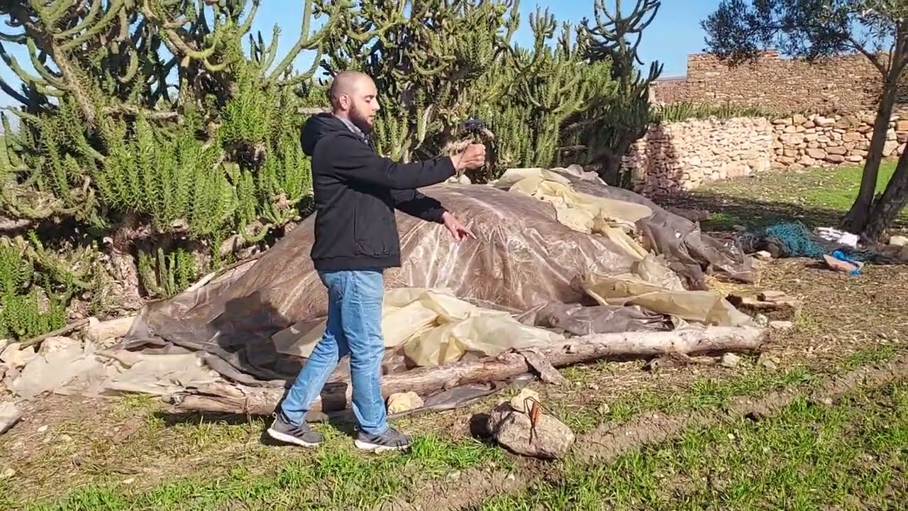 مباشرة من ولاد طالب جماعة سحيم  نواحي اسفي.#حفر بئر #حفر_الابار_الارتوازيه #بئر