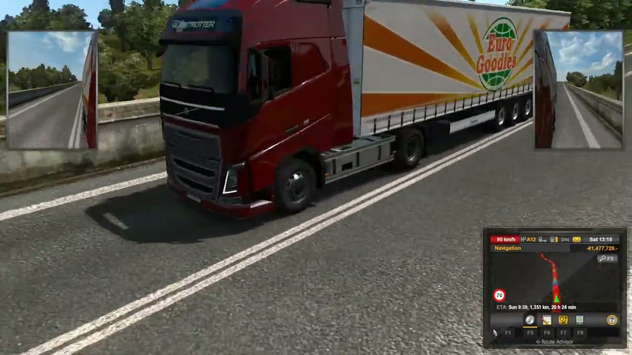Euro Truck Simulator 2 | Realistic Long Route Drive 🚛✨ | ETS2 Gameplay