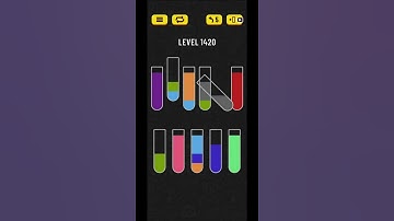 Water sort puzzle level 1420