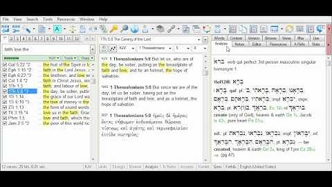 BibleWorks GSE 4/8: Browsing the Results of a GSE Query and Saving a Query to Disk