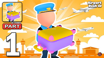 Airport Rush 3D - Gameplay Walkthrough Part 1 - Airport Flight Manager (Android, iOS)