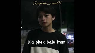 Cowok ganteng tu ketika pake baju hitam celana hitam pokoknya hitam semua| Rassya hidayah |