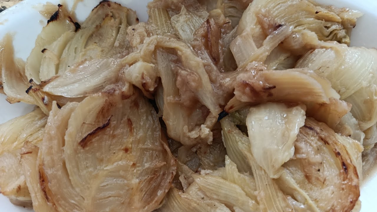 פרוסות שומר ברוטב לימון בתנור