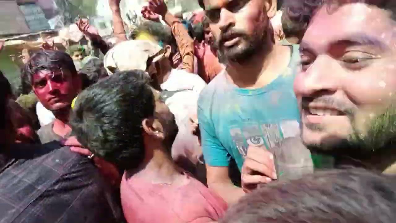 Ranpanchami Ger Indore 2023 | Indore Rangpanchami Ger Rajwada | Rangpanchami Indore Vlog - 2