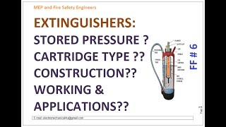 Cartridge Type And Stored Pressure Type Extinguishers, Applications, Selection, Difference FF # 6