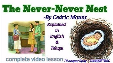 The Never-Never Nest ll complete video lesson ll Unit 3 ll X Class
