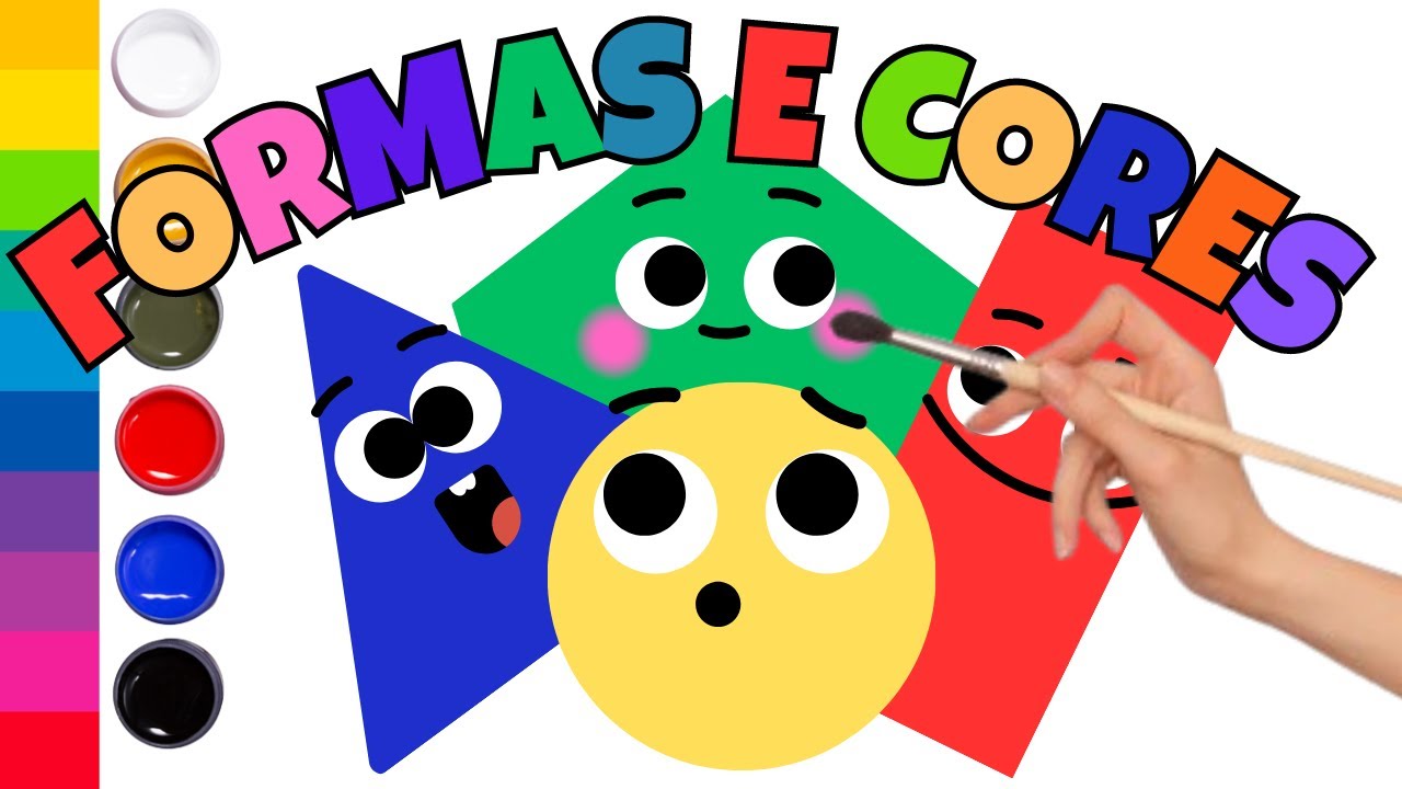 DESENHE COMIGO AS FORMAS E APRENDA DE MANEIRA DIVERTIDA AS FORMAS E AS ...
