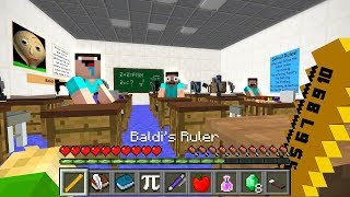 HOW TO PLAY as BALDI BASICS in MINECRAFT!