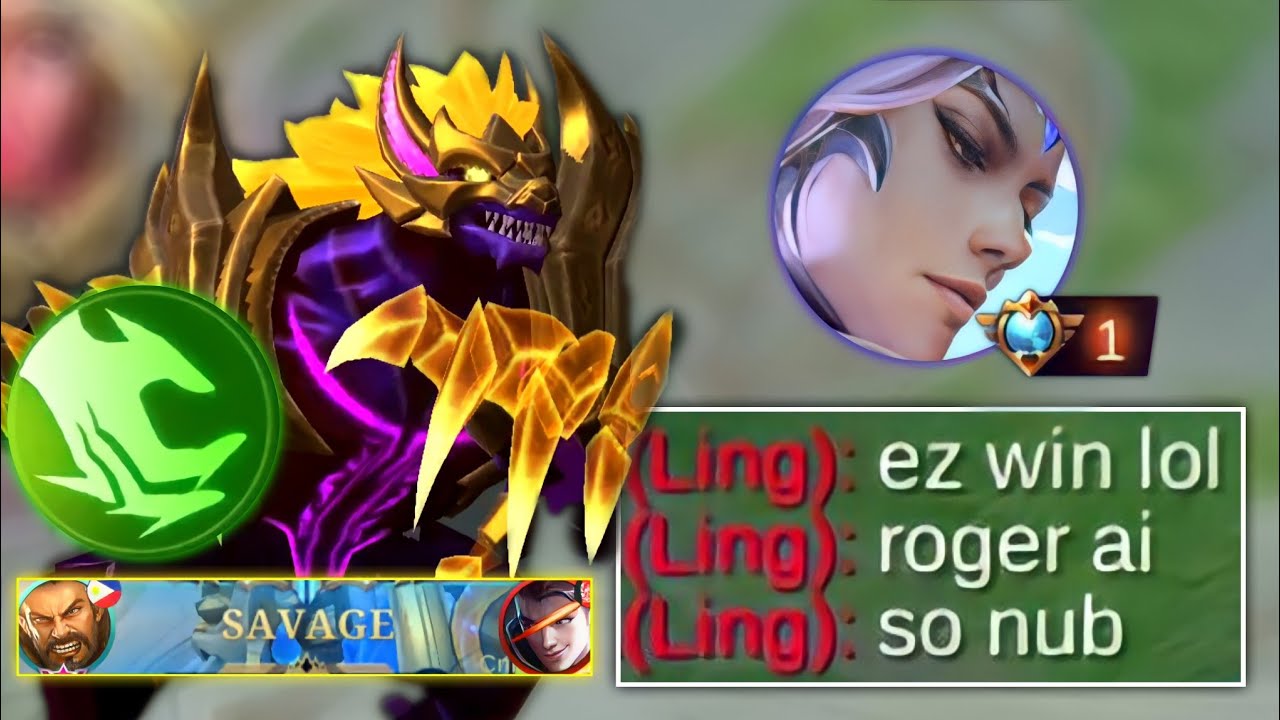 Evistix Roger vs Top Global Ling Trashtalker | Who Will Win?(Must Watch) | Top 1 Global Roger | MLBB