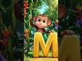 M is for Monkey! 🐒 Learn the Alphabet | ABCs for Kids ✨ #shorts
