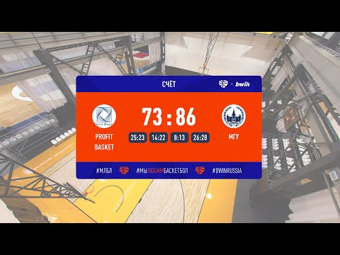Хайлайты. Profit Basket – МГУ. Элита. Тур 18. Сезон 2020/21