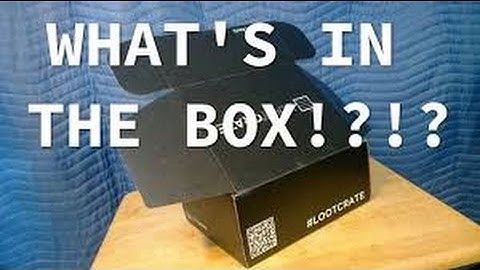 July Loot Crate unboxing