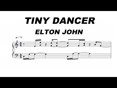 Elton John - Tiny Dancer Sheet Music