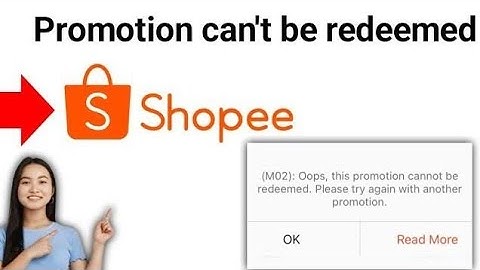 How To Fix Shopee M02 This Promotion Cannot Be Redeemed - Updated Guide ( 2025)