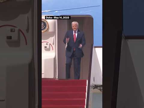 President #Trump continues his trip in the Middle East landing in Qatar