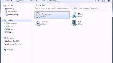 Windows 7 | Organizing with Libraries
