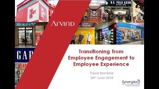 Webinar - How to Transition from Employee Engagement to Employee Experience