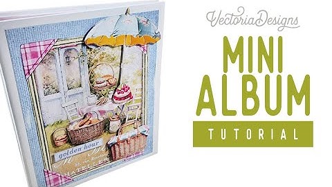 Mini Album Tutorial | Picnic Days Crafting Printables Kit