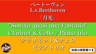 Piano Sonata No. 14 (op.27-2) (Clarinet t & Cello / Piano trio ) - Beethoven