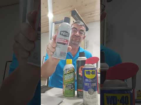 Silicone sprays for side tracks on Exterior Patio Shades