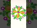 Simple Rangoli | Satisfying Rangoli | Easy Rangoli Tips and Tricks| ASMR #rangoli #satisfying #asmr