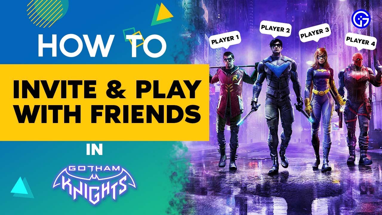 Gotham Knights - How To Invite & Play With Friends (Multiplayer Guide)