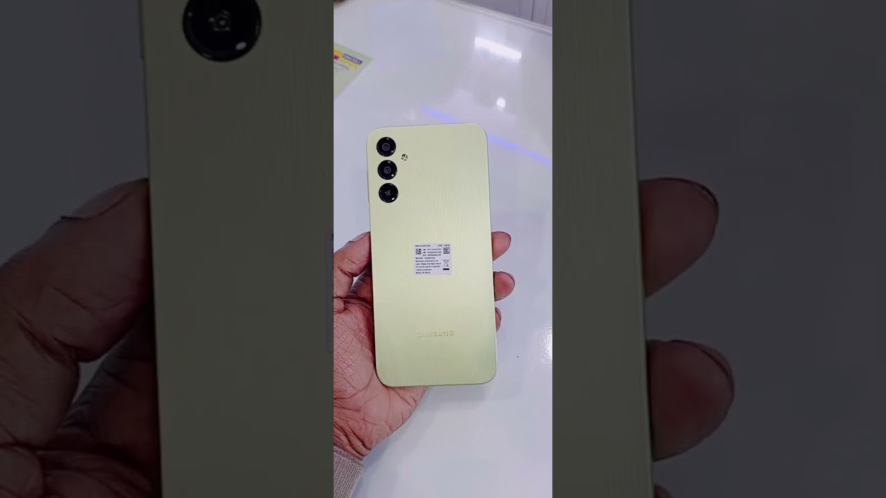 Samsung A14 4G Green Color first look. 