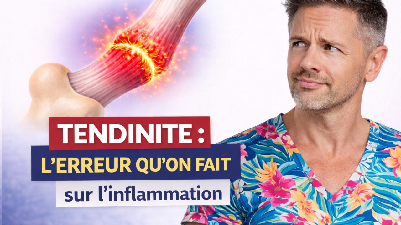 TENDINITE: l'erreur qu'on fait sur l'inflammation !
