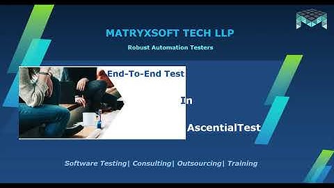 End To End In Ascential Test