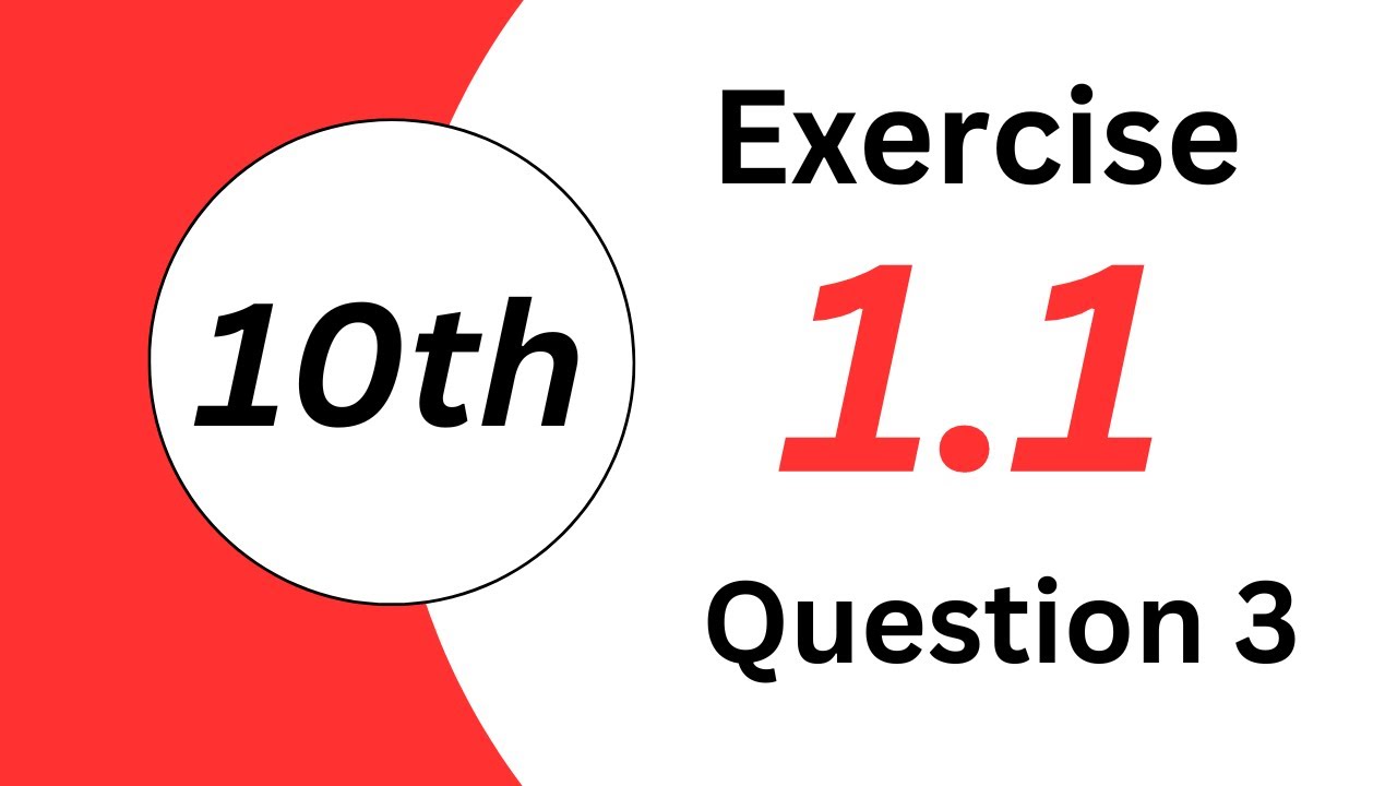 Exercise 1.1 class 10 question completing Square method Exercise 1.1 I ...