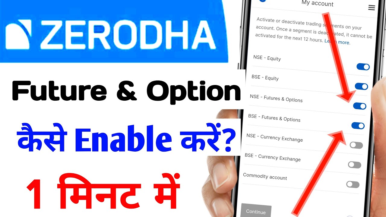 Zerodha me Option Trading Kaise Activate Kare | How to Enable F&0 ...