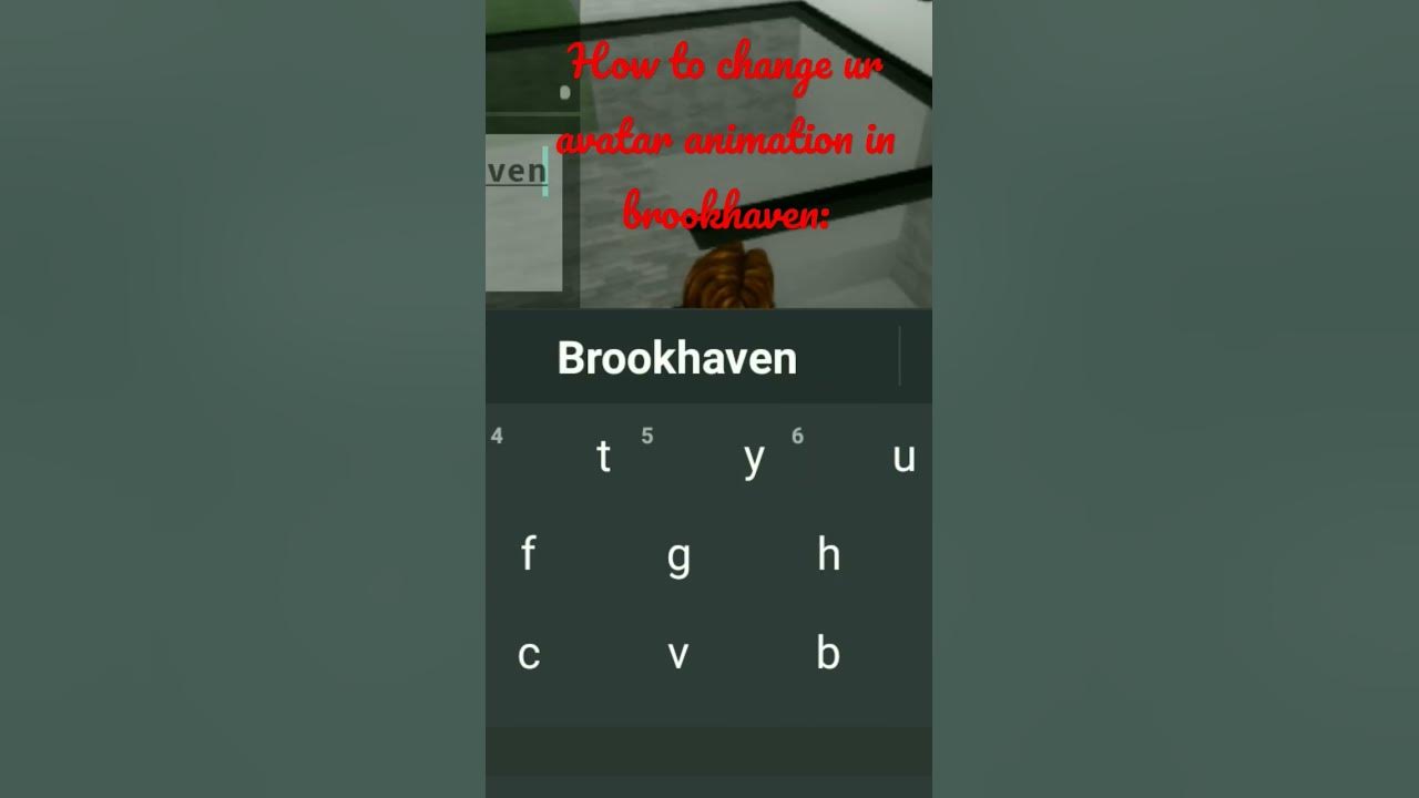how to change your avatar animation in roblox Brookhaven YouTube