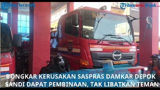 Bongkar Kerusakan Saspras Damkar Depok, Sandi Dapat Pembinaan, Tak Libatkan Teman