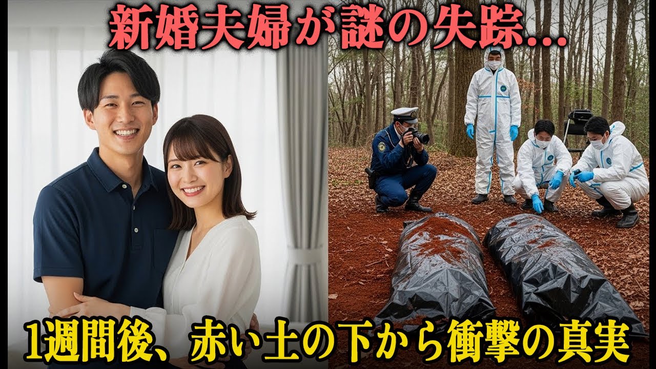 新婚夫婦謎の失踪から1週間後、赤い土の下から明かされた衝撃の真実
