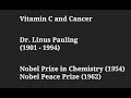 Vit C: Linus Pauling Protocol Lysine -author of "How To Live Longer and Feel Better" - Vitamin C