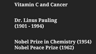 Vit C: Linus Pauling Protocol Lysine -author of "How To Live Longer and Feel Better" - Vitamin C