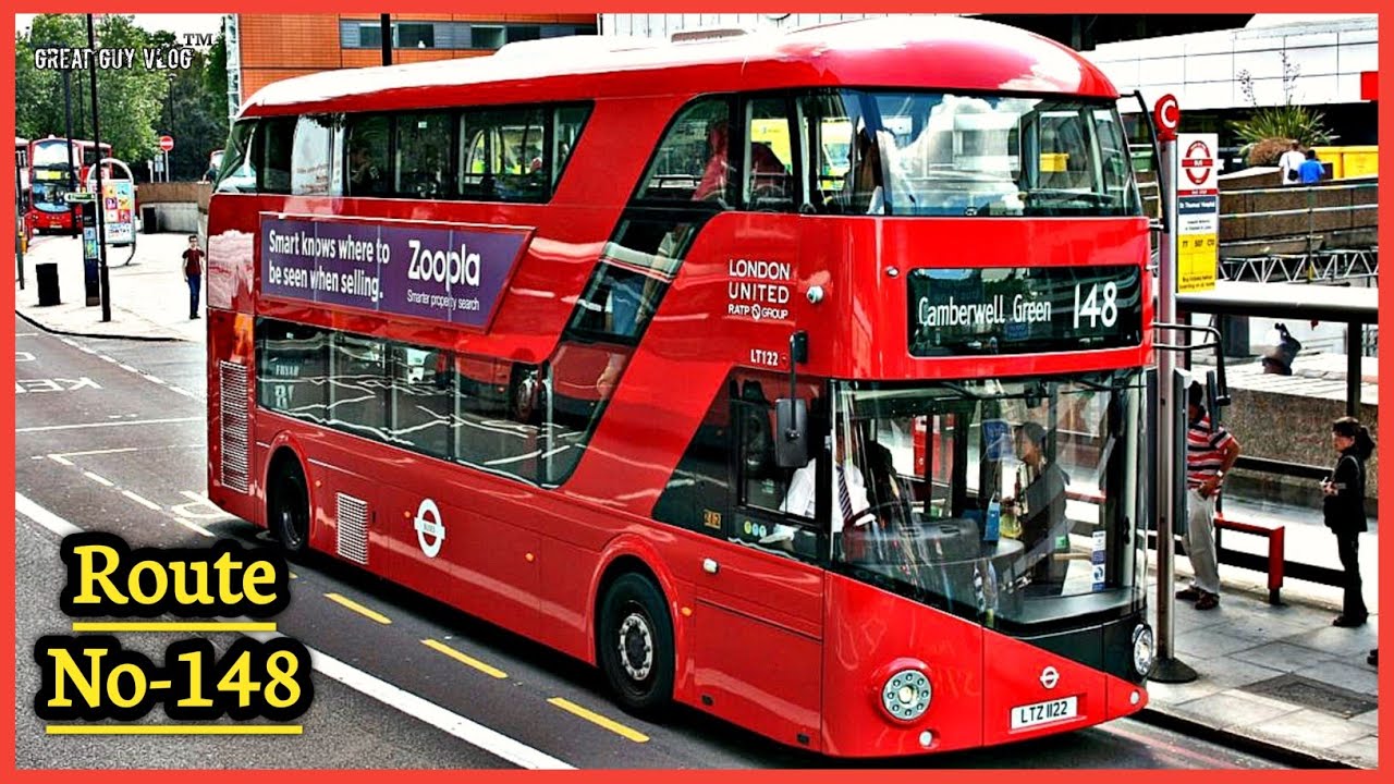 🇬🇧London Bus🚌Ride|Route No 148 White City To Camberwell Green|Double Decker Bus Ride|Great Guy Vlog
