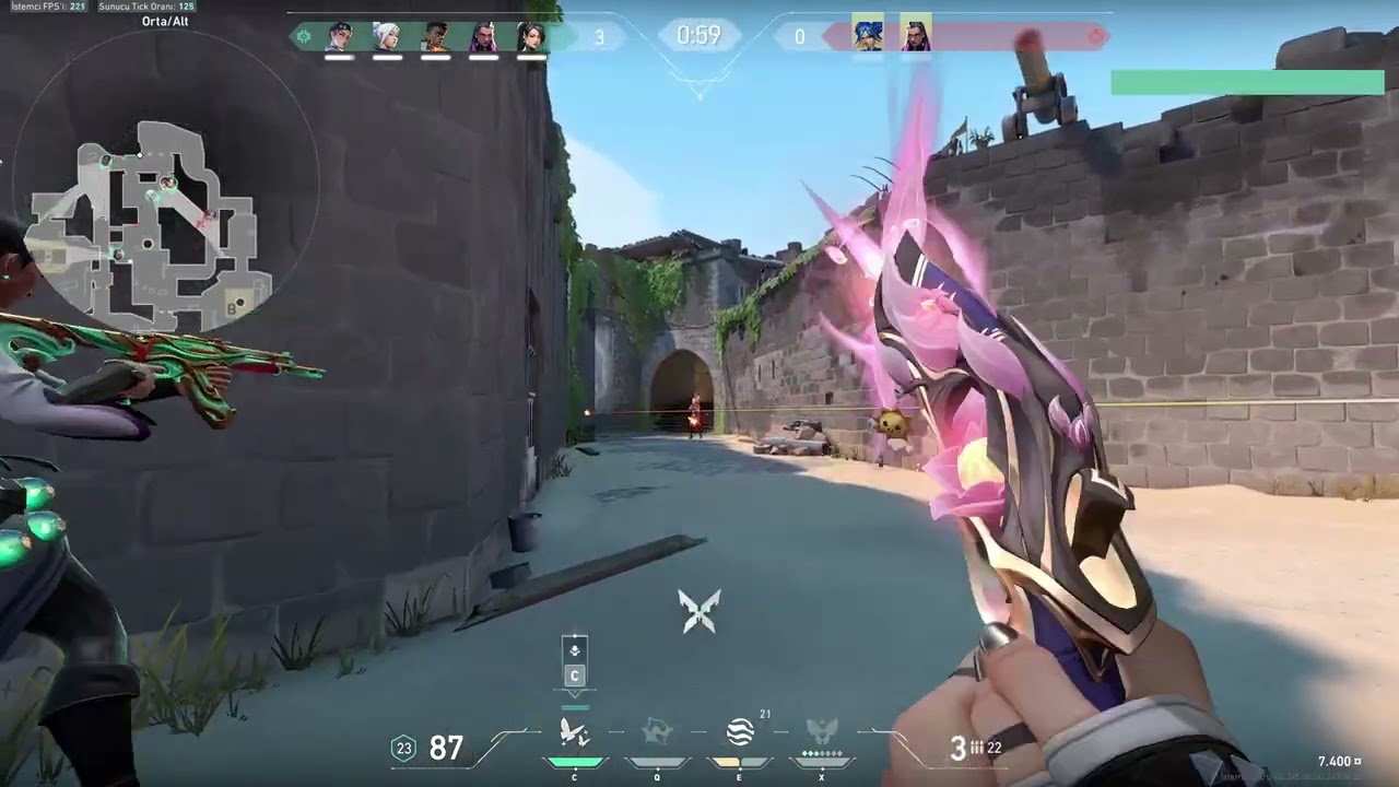 SADECE SHERİFF İLE  { CHALLENGE } - VALORANT